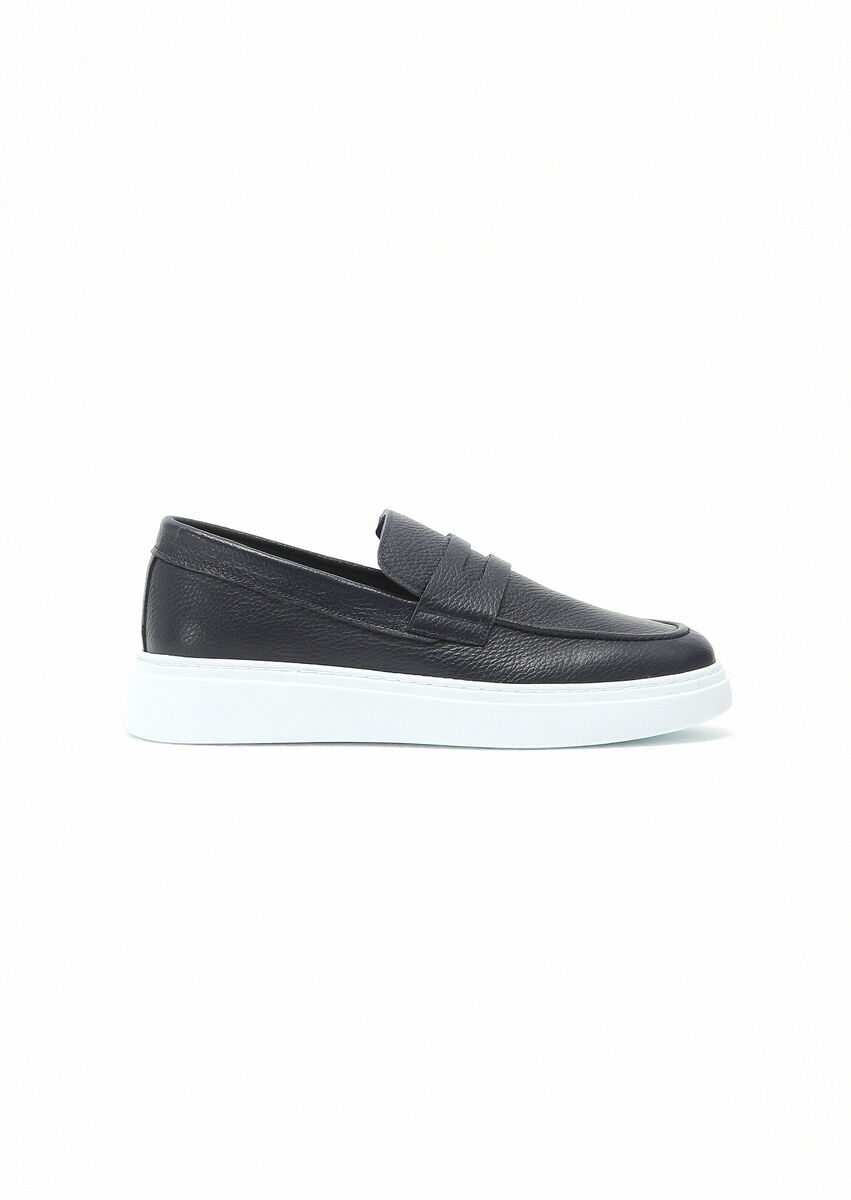 Lacivert Loafer - 1