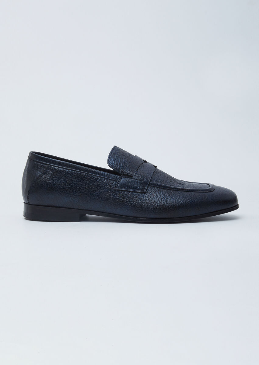 Lacivert Loafer - 1