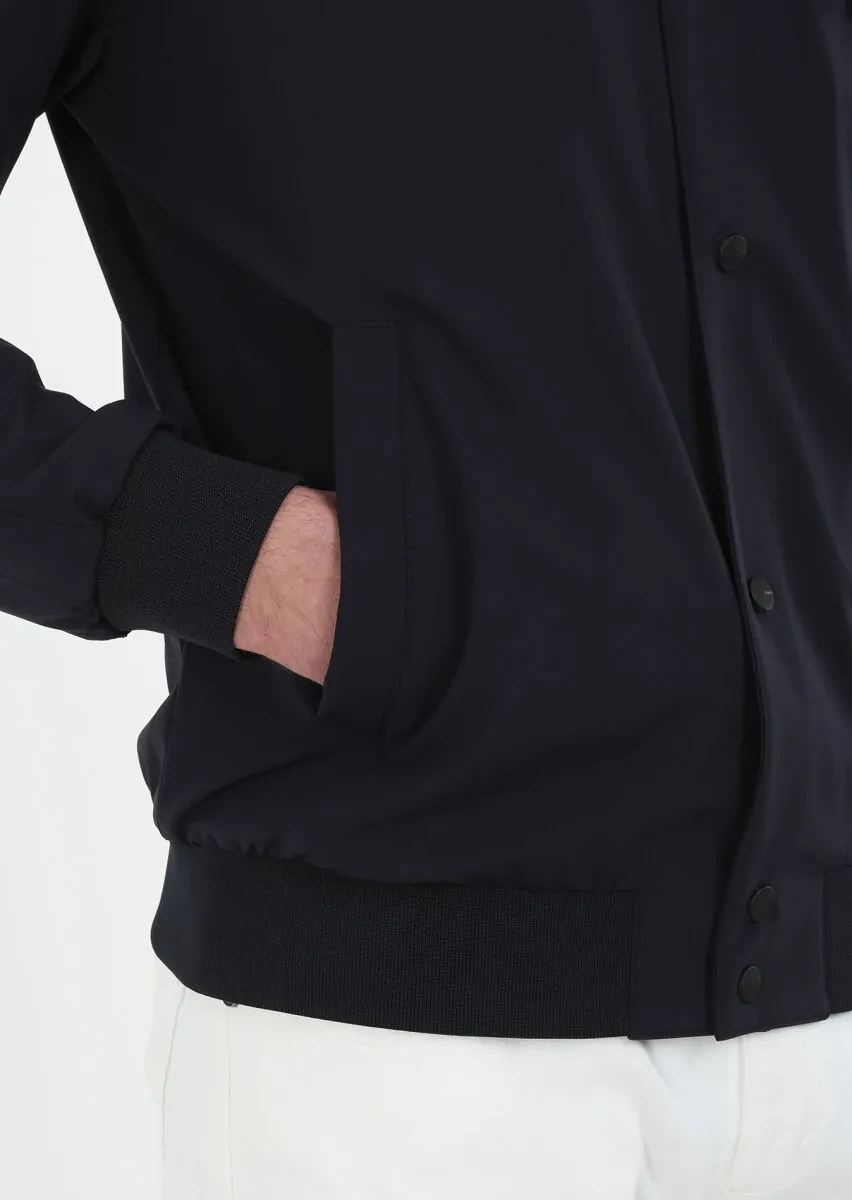 Lacivert Regular Fit Casual Dokuma Mont - 5