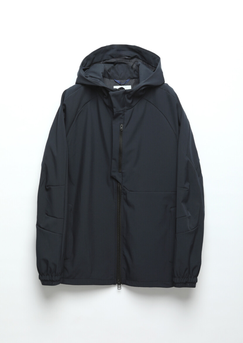 Lacivert Regular Fit Kapüşonlu Casual Dokuma Mont - 10