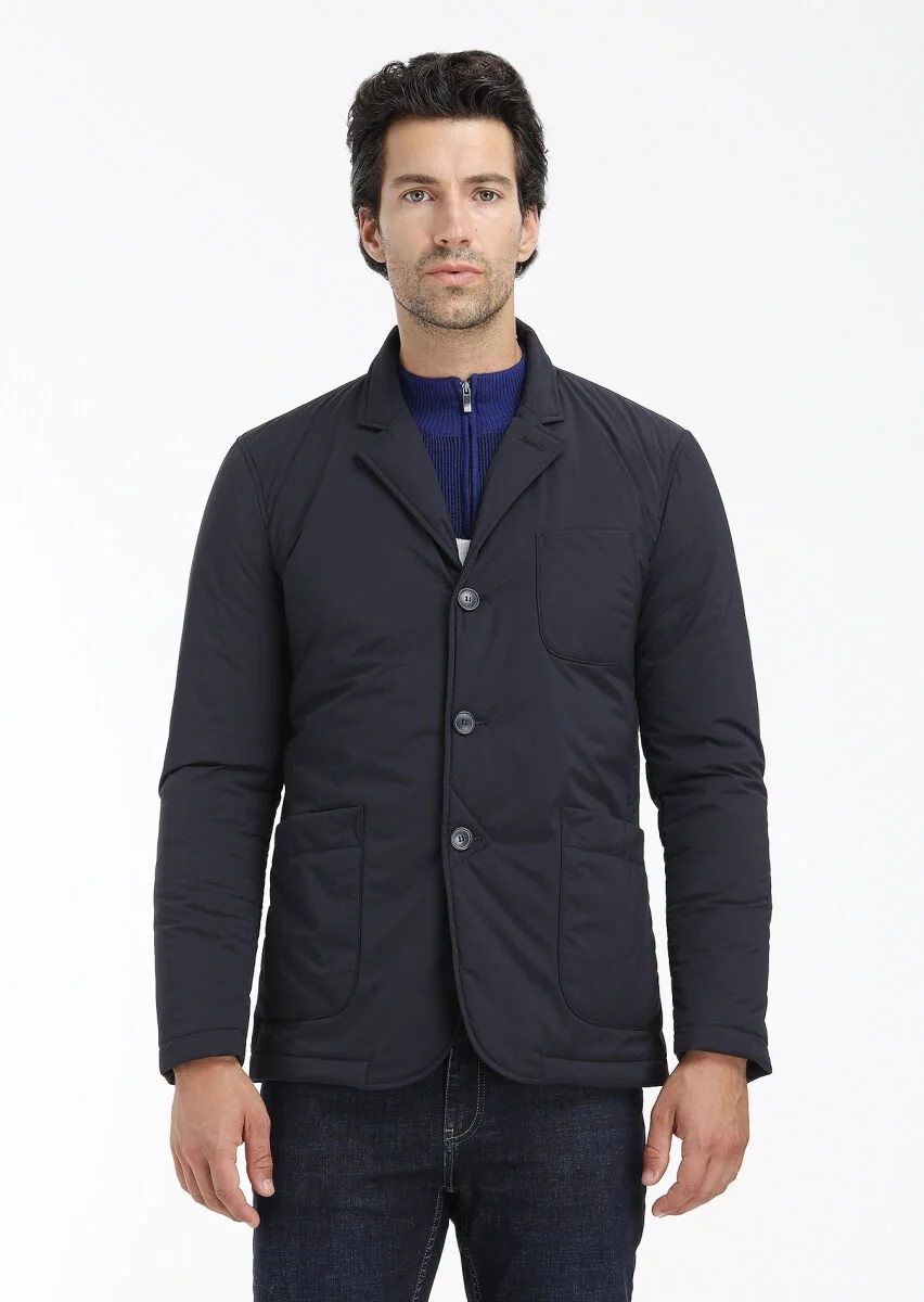 Lacivert Regular Fit Spor Ceket - 2