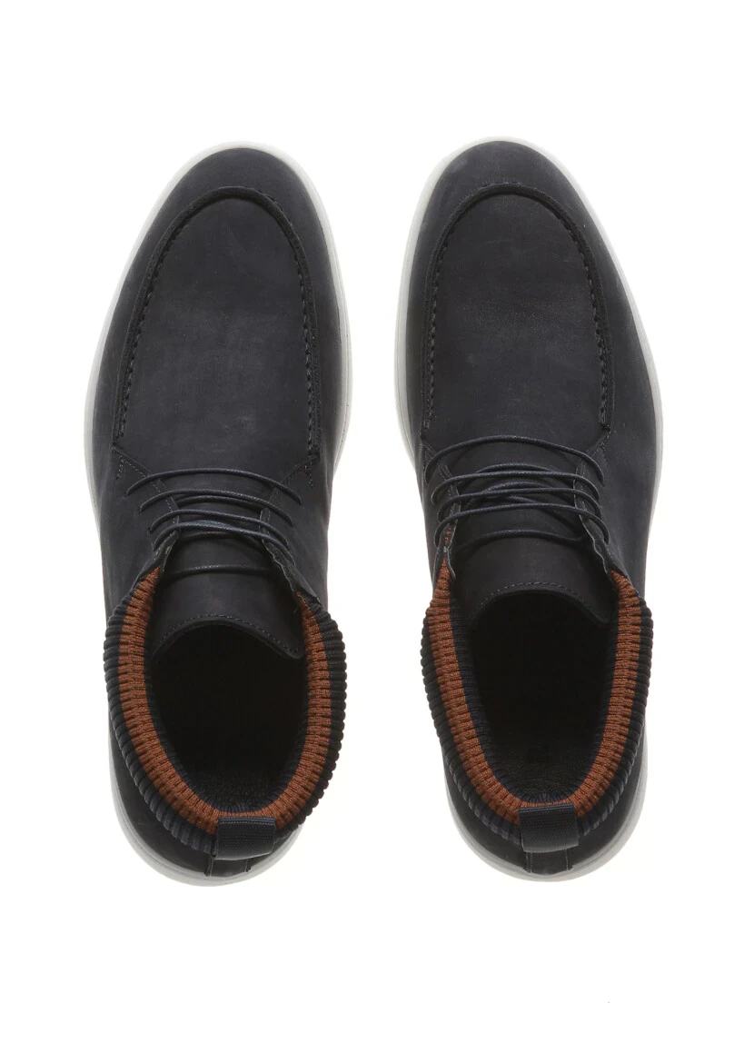 Lacivert Süet Casual Ayakkabı - 5