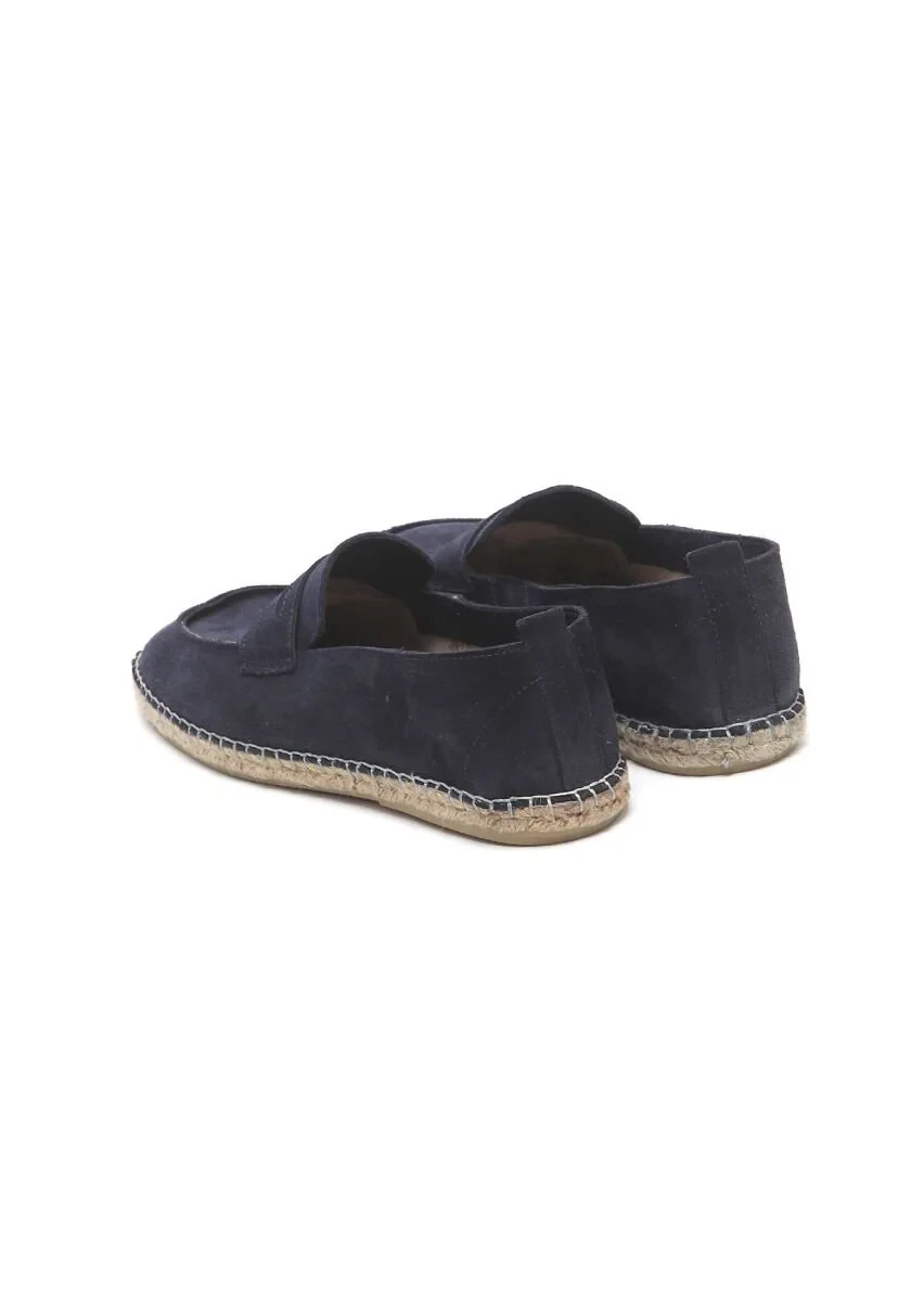 Lacivert Süet Casual Loafer - 4