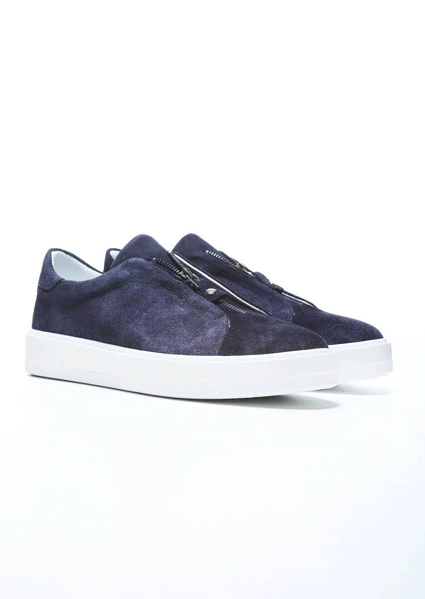 Lacivert Süet Casual Spor Ayakkabı - 2