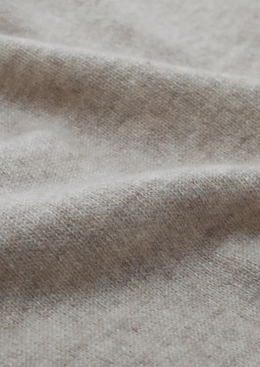 Light Beige Knitwear Sweatshirt - 8