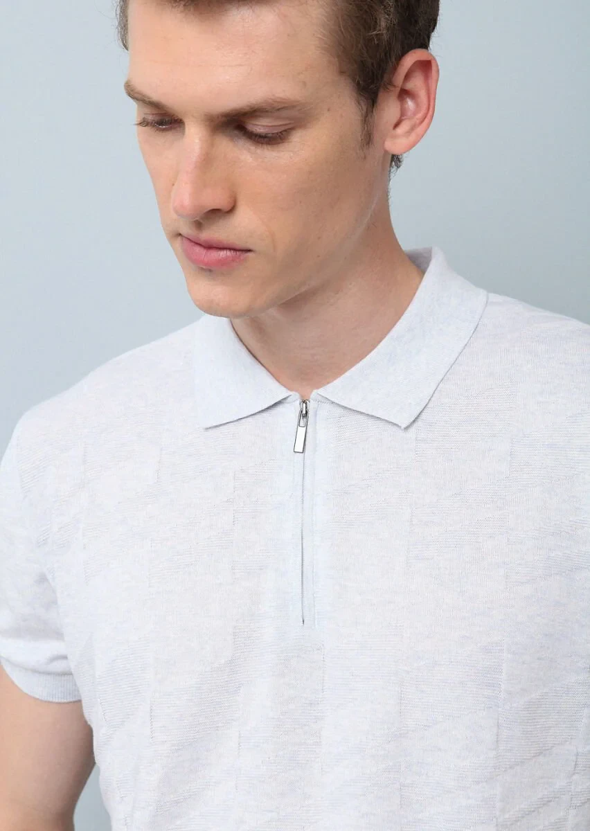 Light Blue Knitwear - 1