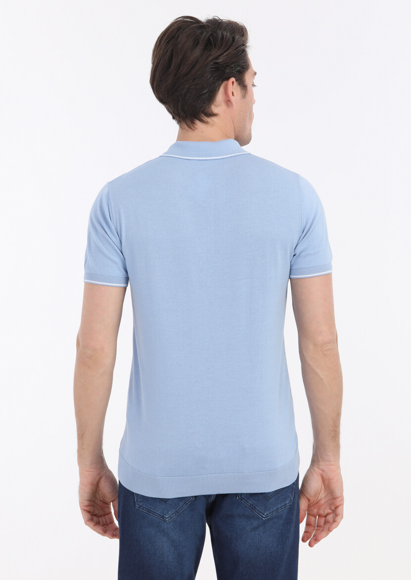 Light Blue Knitwear - 3