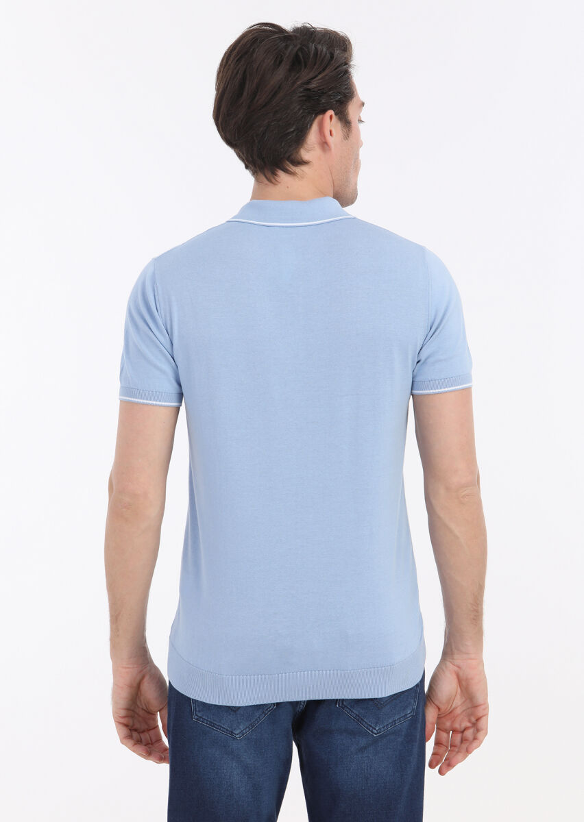 Light Blue Knitwear - 3