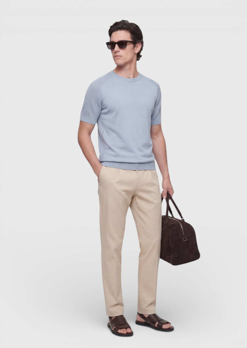 Light Blue Knitwear - RAMSEY