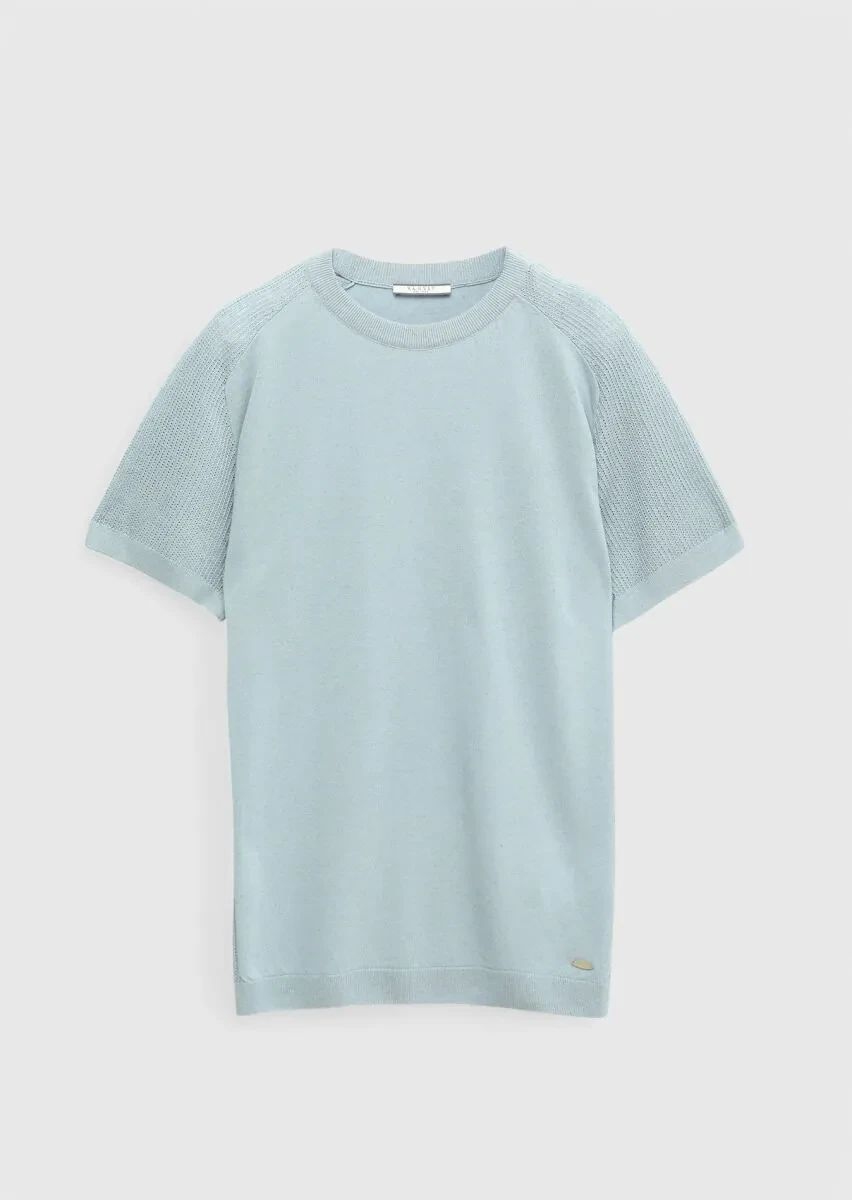 Light Blue Knitwear - 8