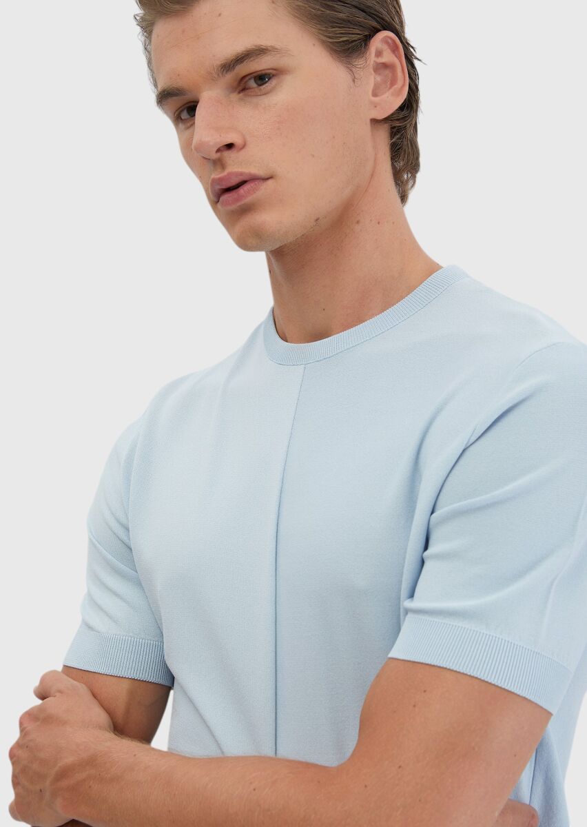 Light Blue Knitwear - 3