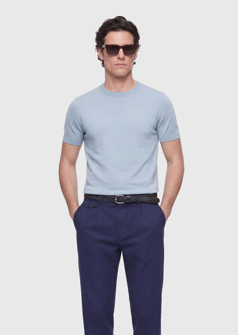 Light Blue Knitwear - 3