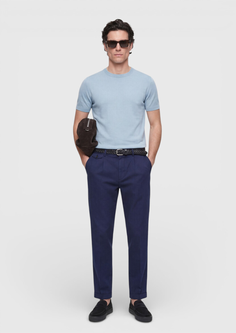 Light Blue Knitwear - RAMSEY