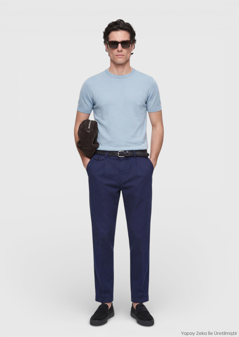 Light Blue Knitwear - RAMSEY