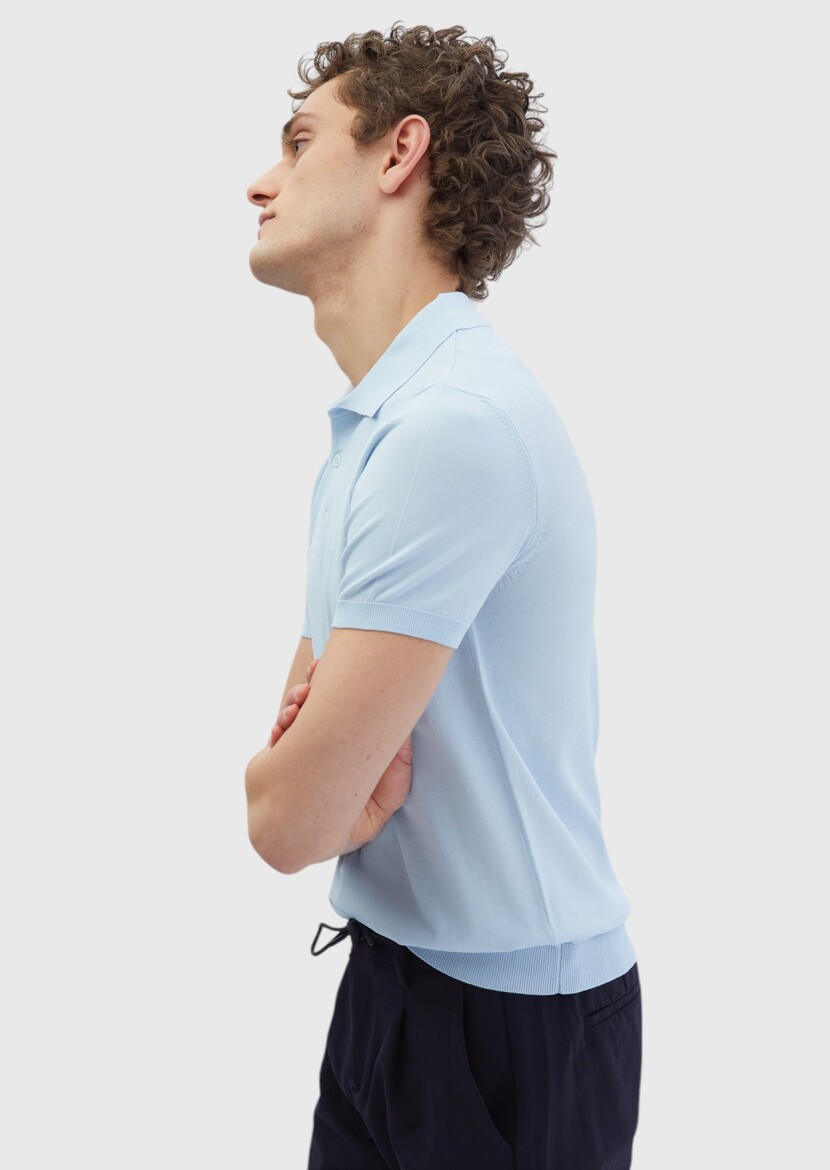 Light Blue Knitwear - 3