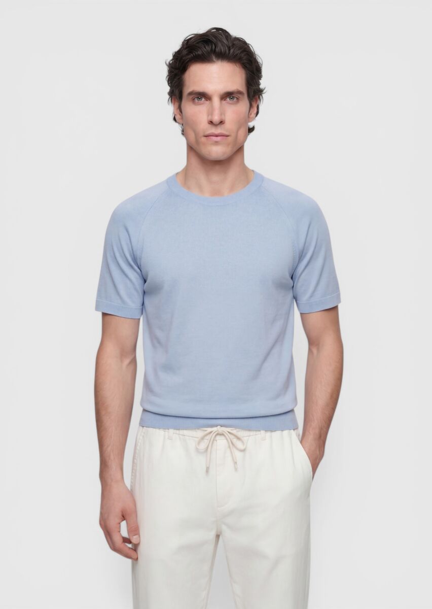 Light Blue Knitwear - 2