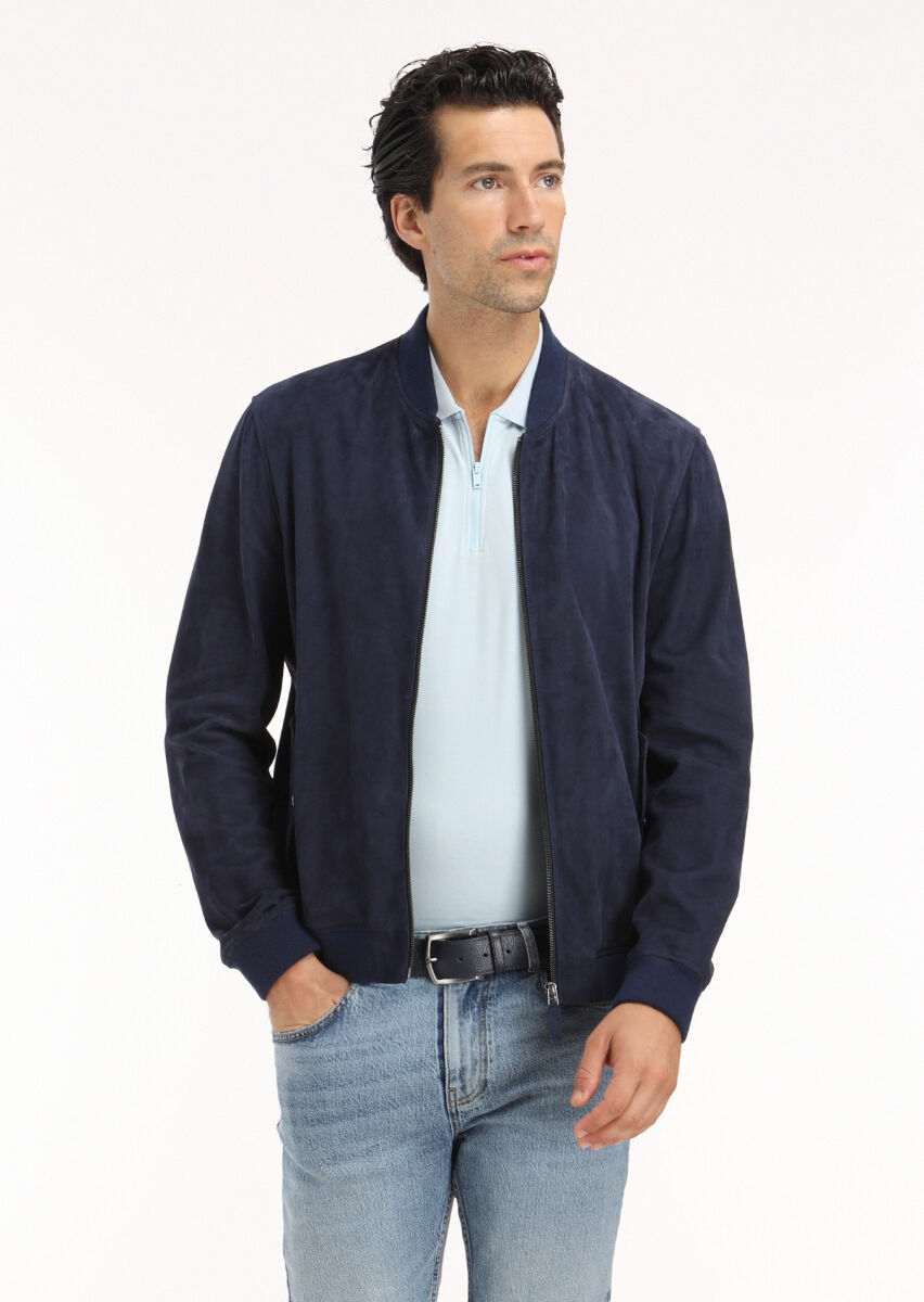 Light Blue Plain Polo Neck Cotton Blended T-Shirt - 2