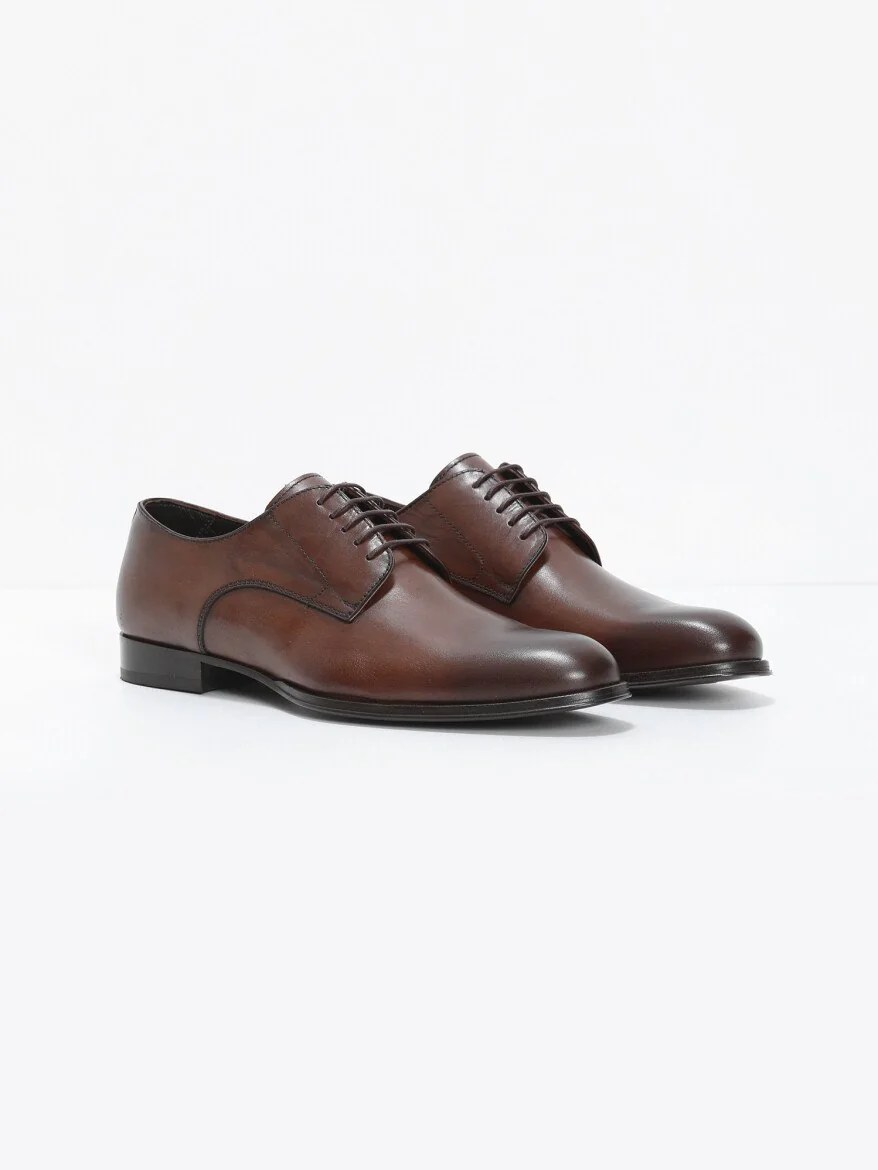 Light Brown Leather Shoes - 2