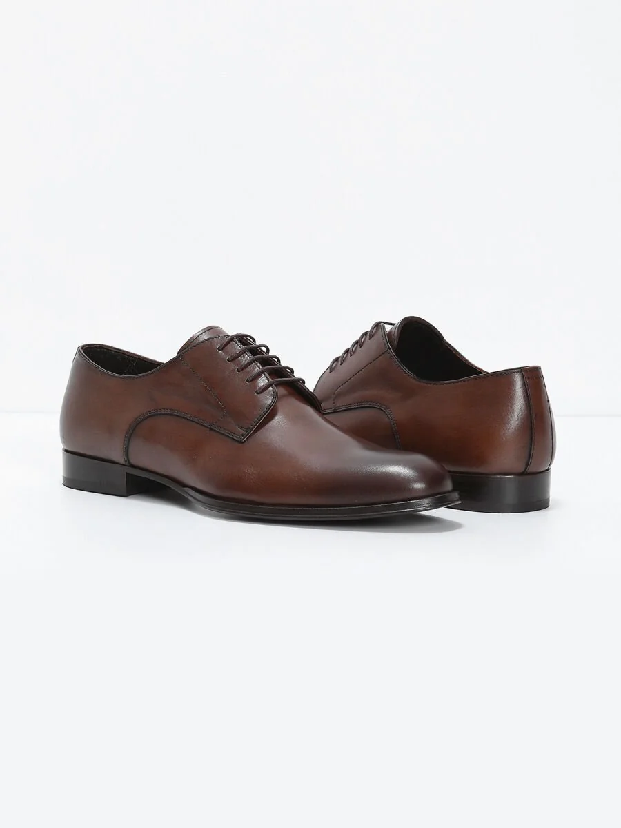 Light Brown Leather Shoes - 3