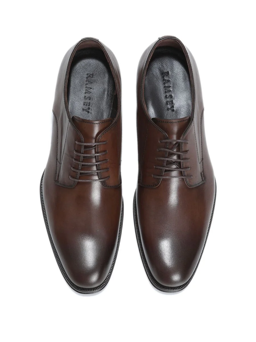 Light Brown Leather Shoes - 5