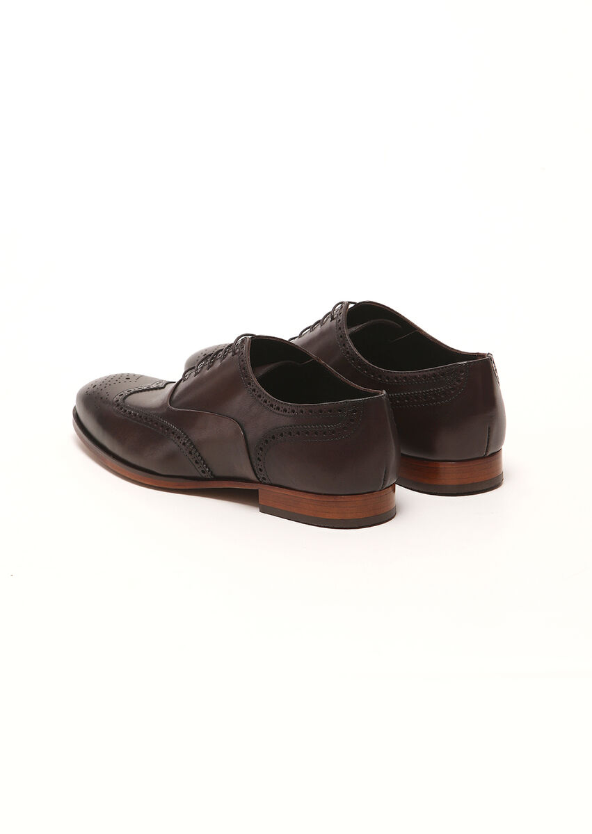 Light Brown Leather Shoes - 4