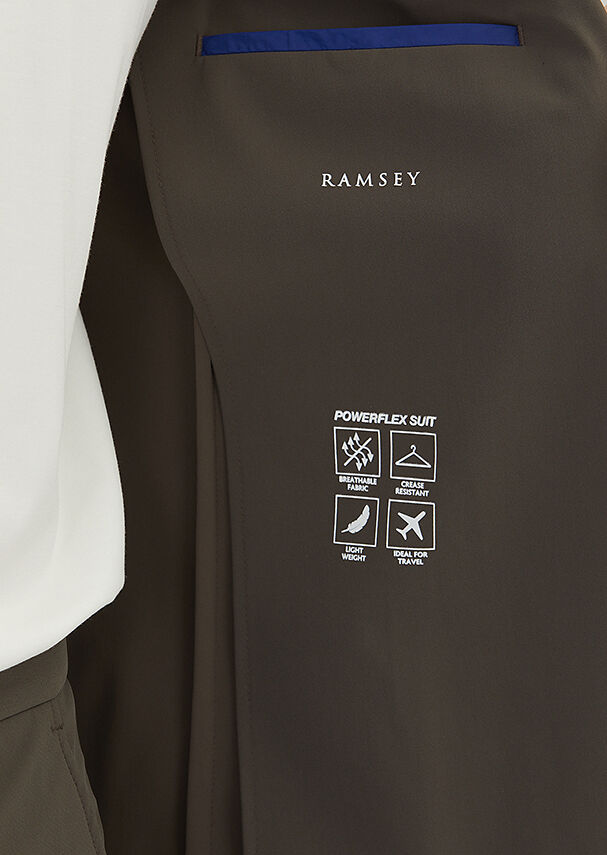 Light Brown Plain Comfort Fit Suit - 4