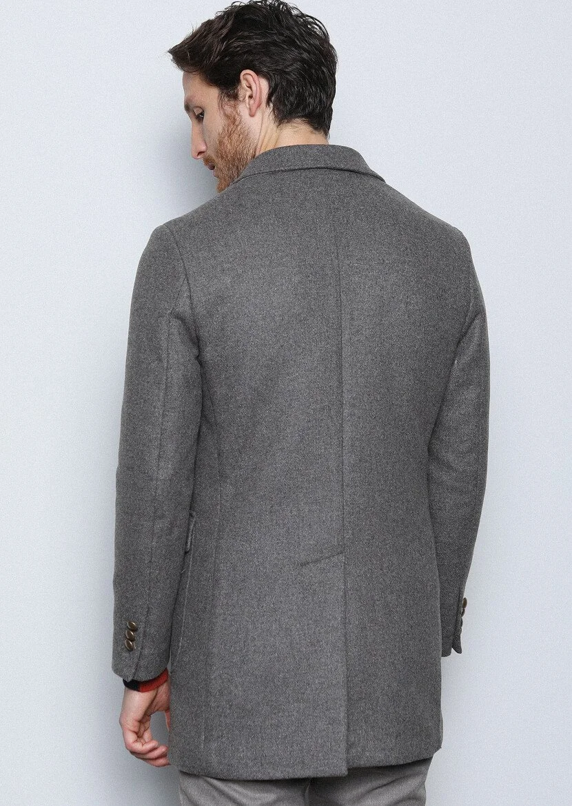 Light Brown Weaving Overcoat - 4