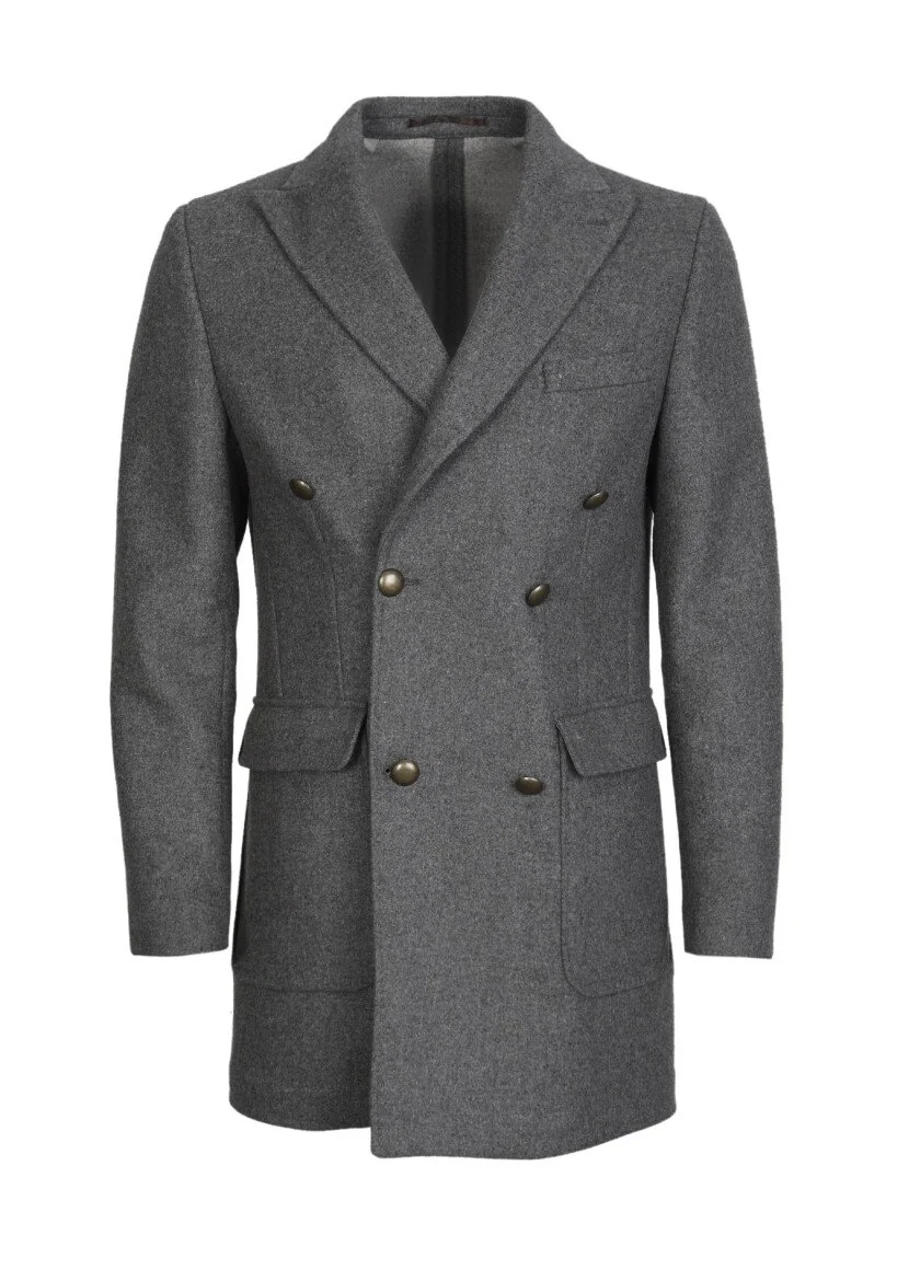 Light Brown Weaving Overcoat - 6