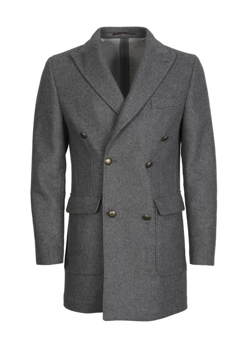 Light Brown Weaving Overcoat - 6