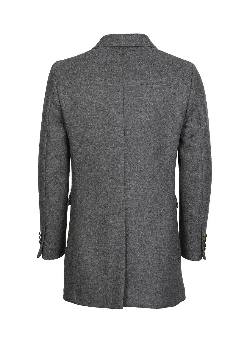 Light Brown Weaving Overcoat - 7