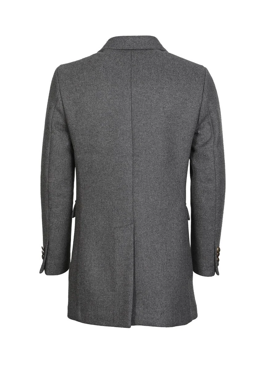 Light Brown Weaving Overcoat - 7