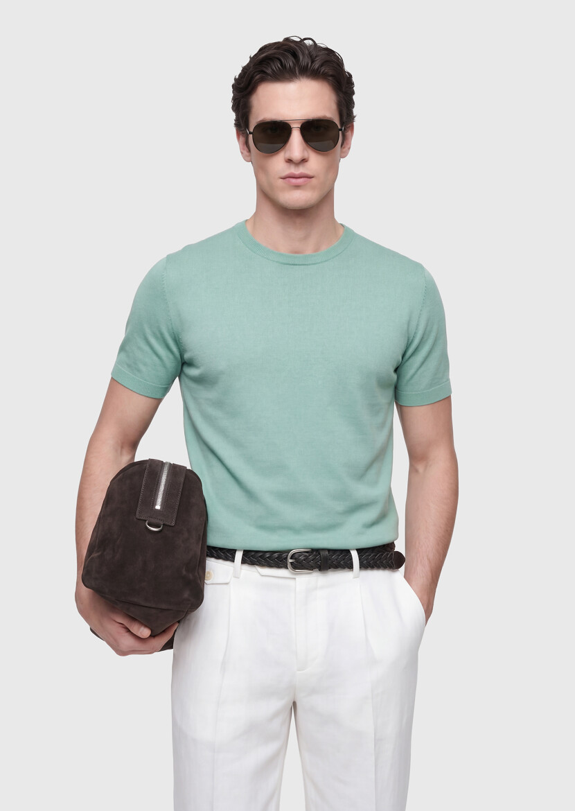 Light Green Knitwear - RAMSEY