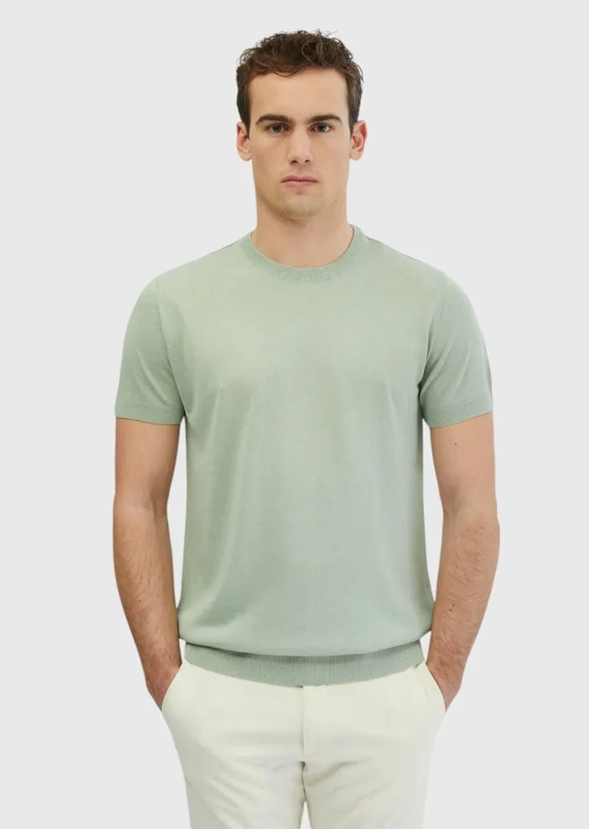 Light Green Knitwear - 1