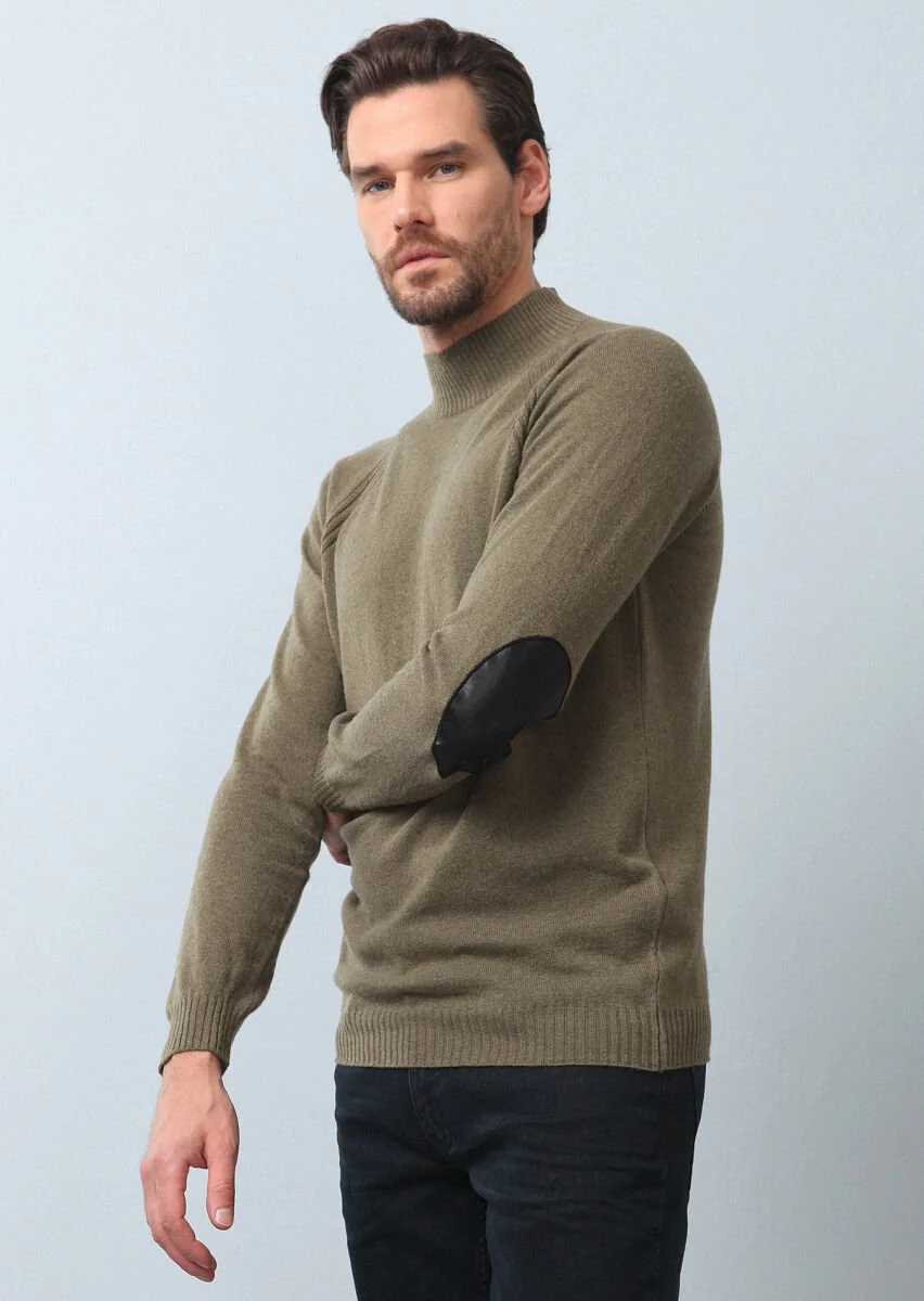 Light Green Knitwear Sweatshirt - 4