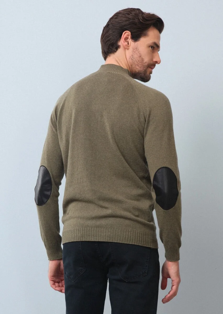 Light Green Knitwear Sweatshirt - 5