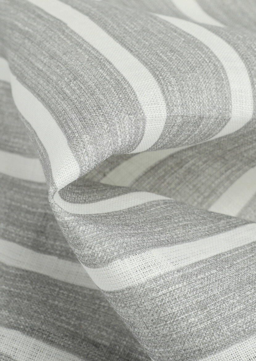 Light Grey %100 Keten Handkerchief 