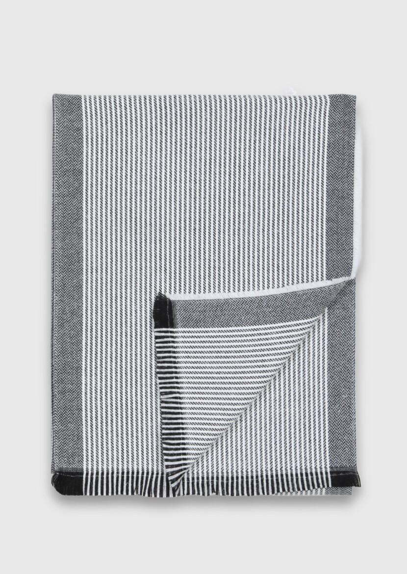 Light Grey %65 Akrilik ,%35 Yün Scarf - RAMSEY