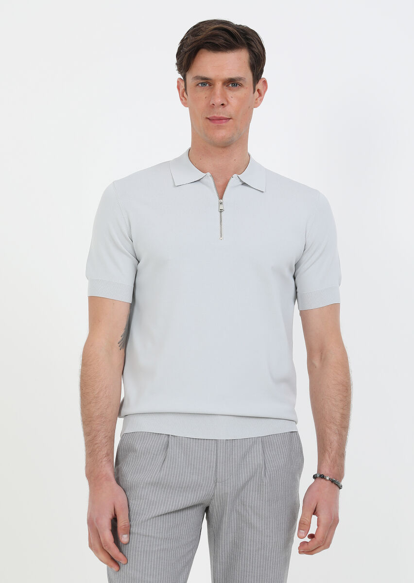 Light Grey Knitwear - 1