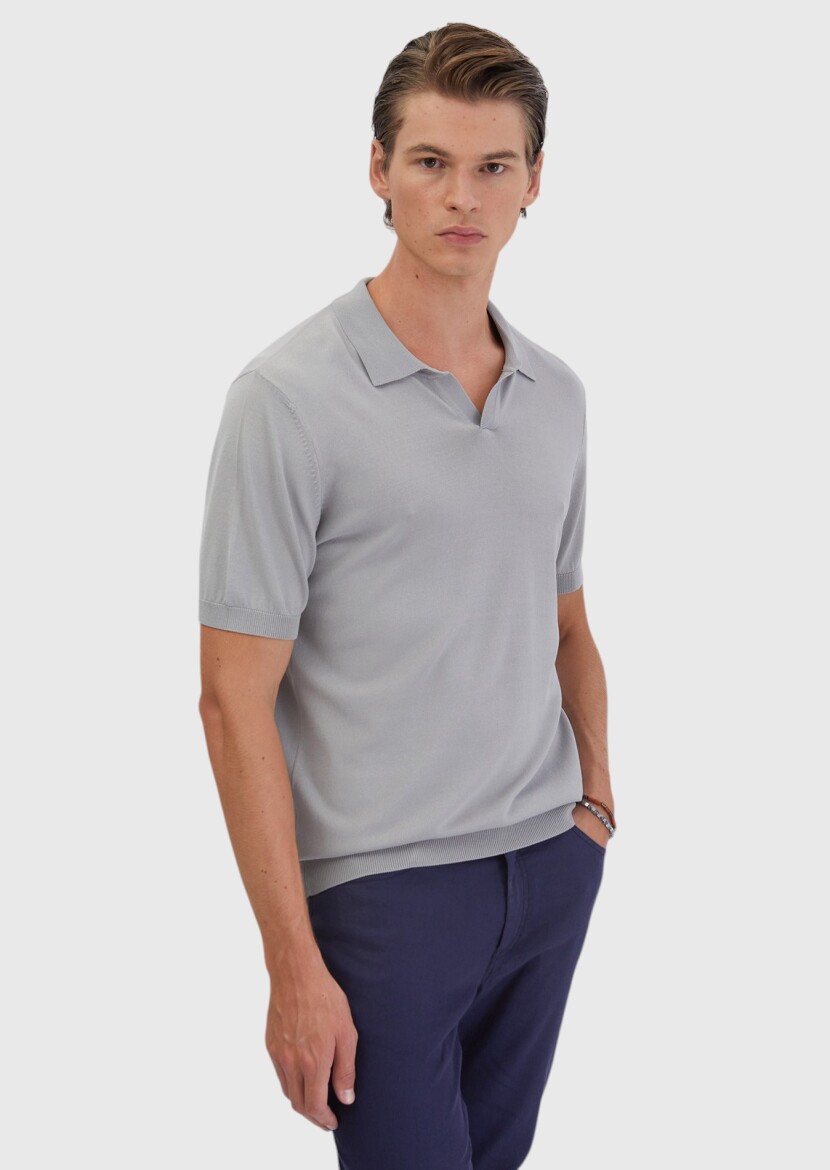 Light Grey Knitwear - RAMSEY