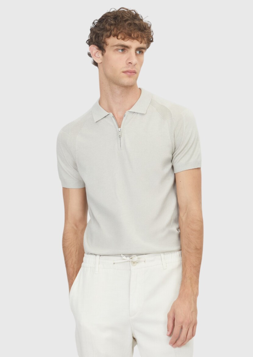 Light Grey Knitwear - RAMSEY