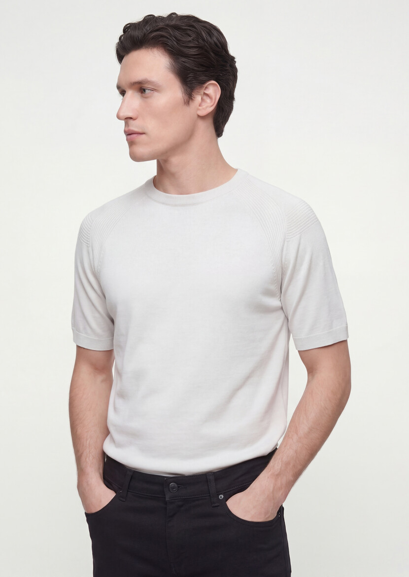 Light Grey Knitwear - RAMSEY