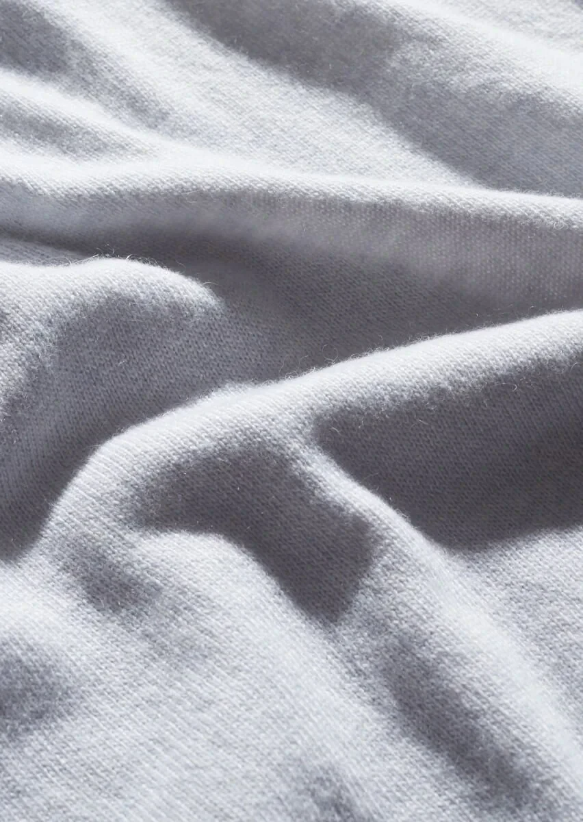 Light Grey Knitwear Sweatshirt - 5