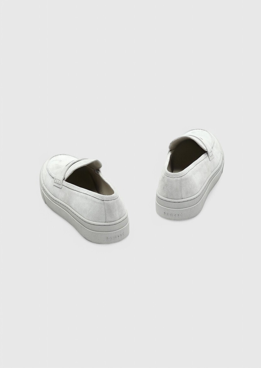 Light Grey Loafer - 5