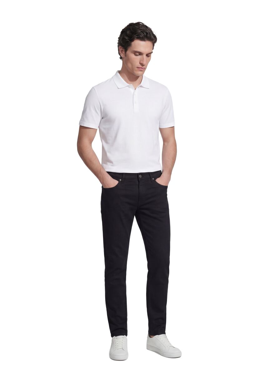 Light Grey Plain Cotton Blended T-Shirt - 3