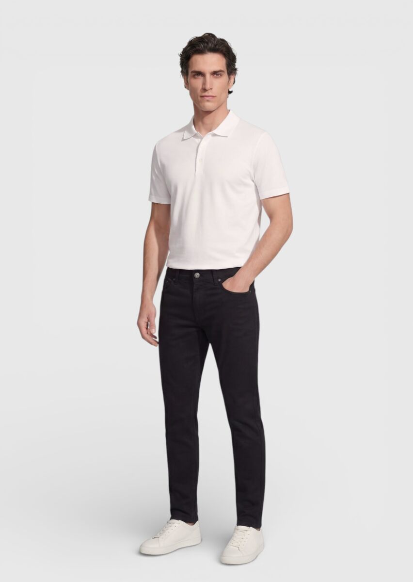 Light Grey Plain Cotton Blended T-Shirt - 2