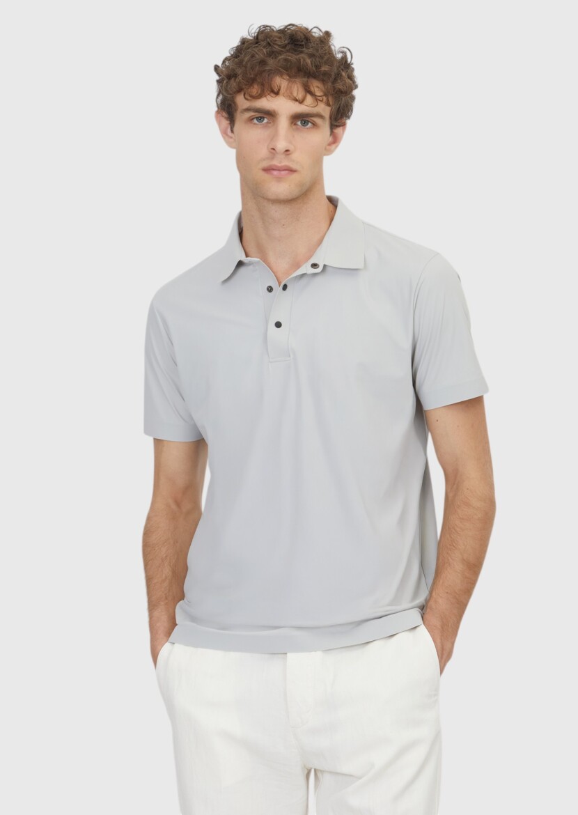 Light Grey Plain T-Shirt - RAMSEY