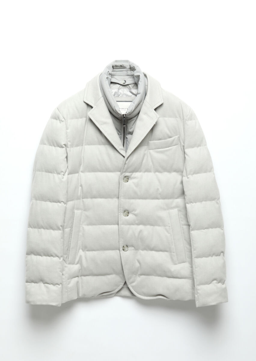 Light Grey Regular Fit Lightweight Jacket - 9