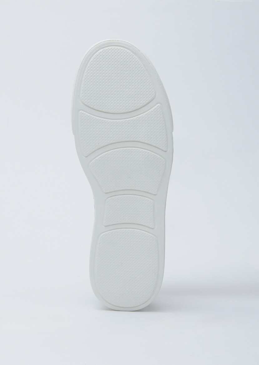 Light Grey Suede Sneaker - 4