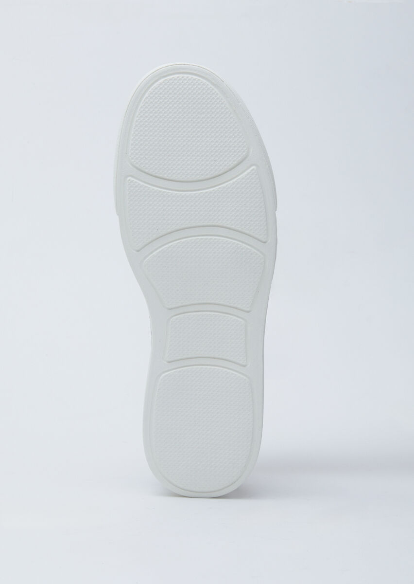 Light Grey Suede Sneaker - 4