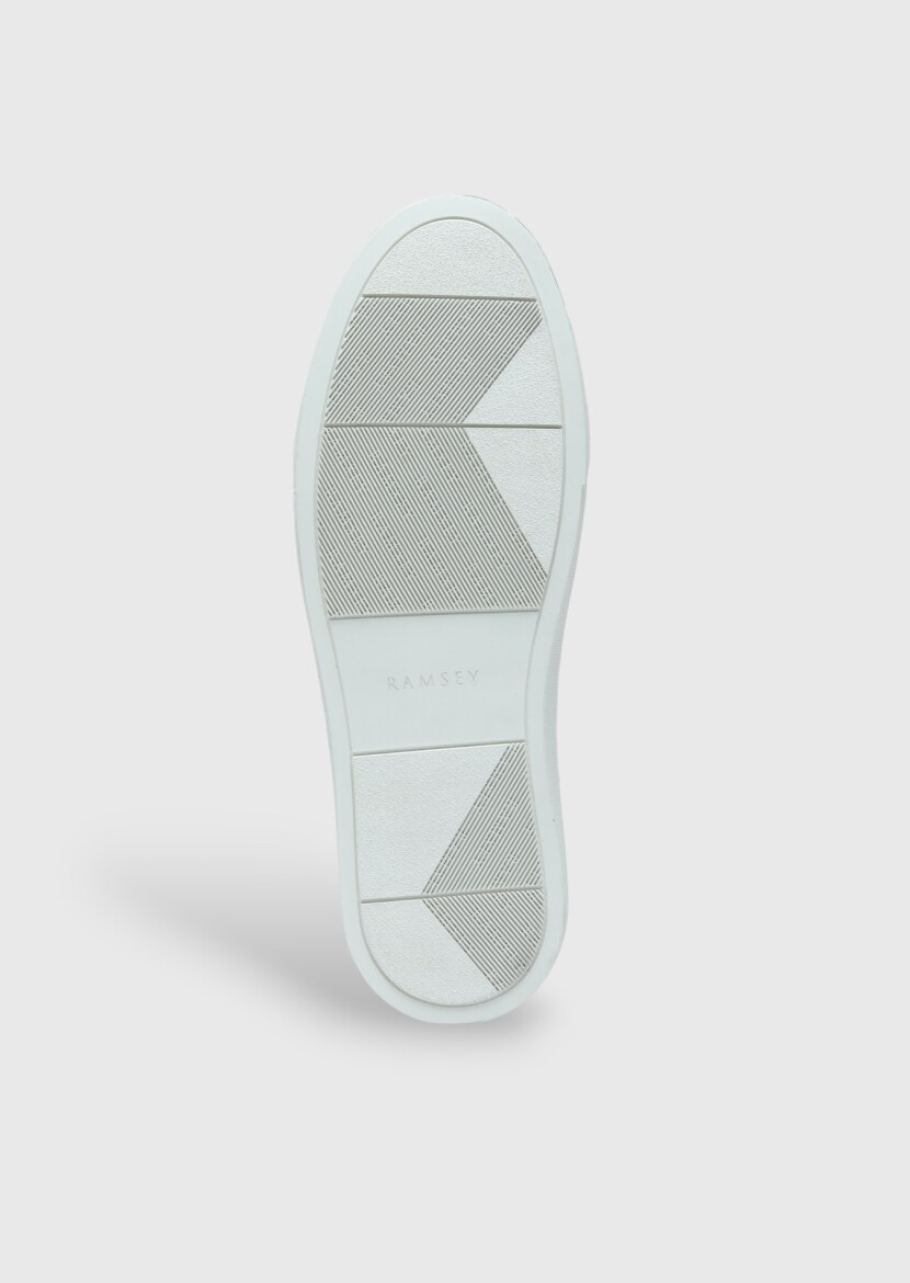 Light Grey Suede Sneaker - 4